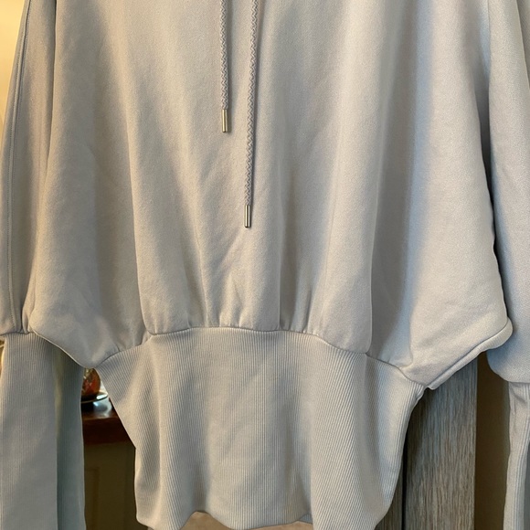 Opening Ceremony, S, cotton satin hoodie, cinch waist / sleeve, beautiful!! - Picture 3 of 6